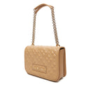 Borsa Donna a Spalla con Tracolla LOVE MOSCHINO linea Quilted Beige