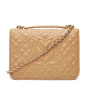 Borsa Donna a Spalla con Tracolla LOVE MOSCHINO linea Quilted Beige