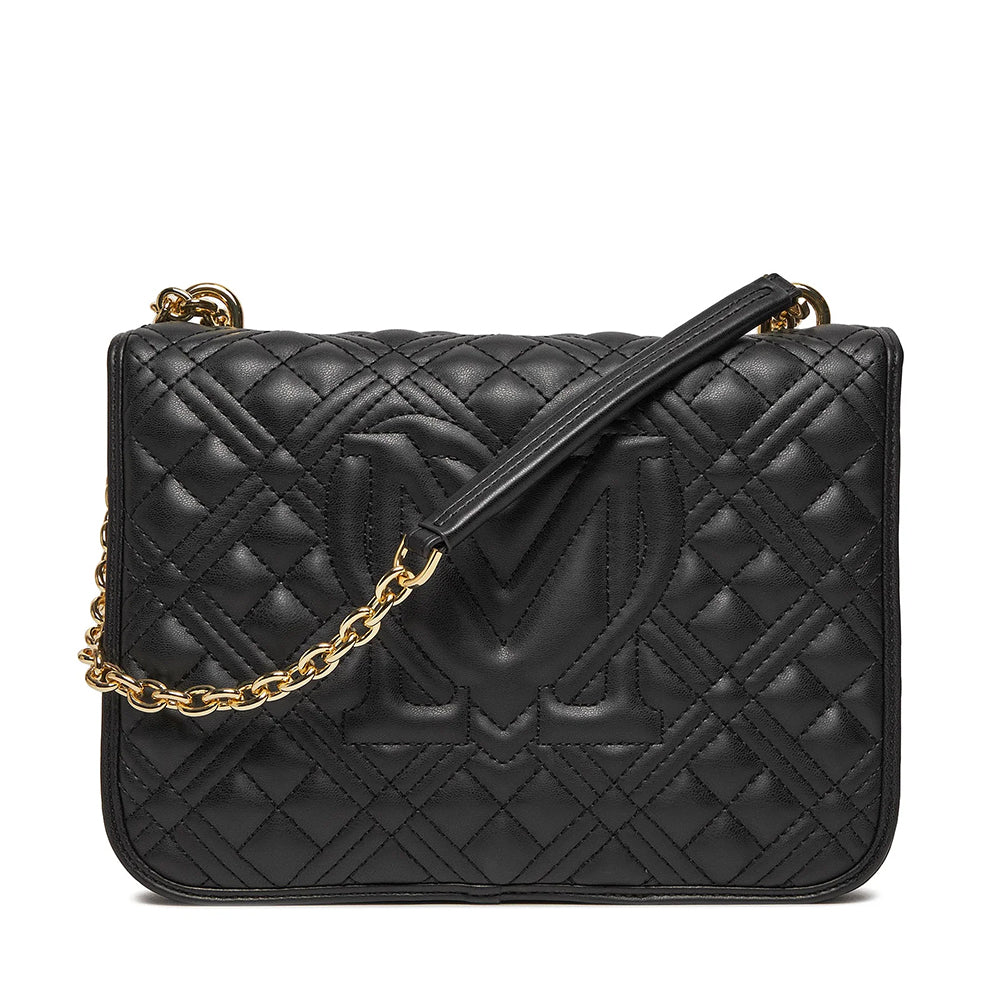 Borsa Donna a Spalla e Tracolla LOVE MOSCHINO linea Quilted colore Nero