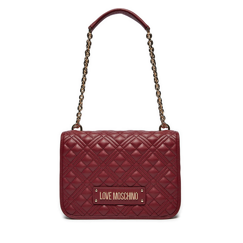 Borsa Donna a Spalla e Tracolla LOVE MOSCHINO linea Quilted Bordeaux