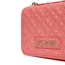 Borsa Donna a Spalla e Tracolla LOVE MOSCHINO linea Quilted color Corallo