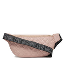 Marsupio Trapuntato LOVE MOSCHINO linea Lettering Logo color Cipria