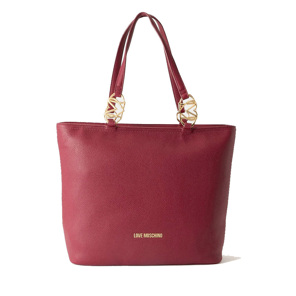 Shopping Bag Donna LOVE MOSCHINO linea Jewel color Vino