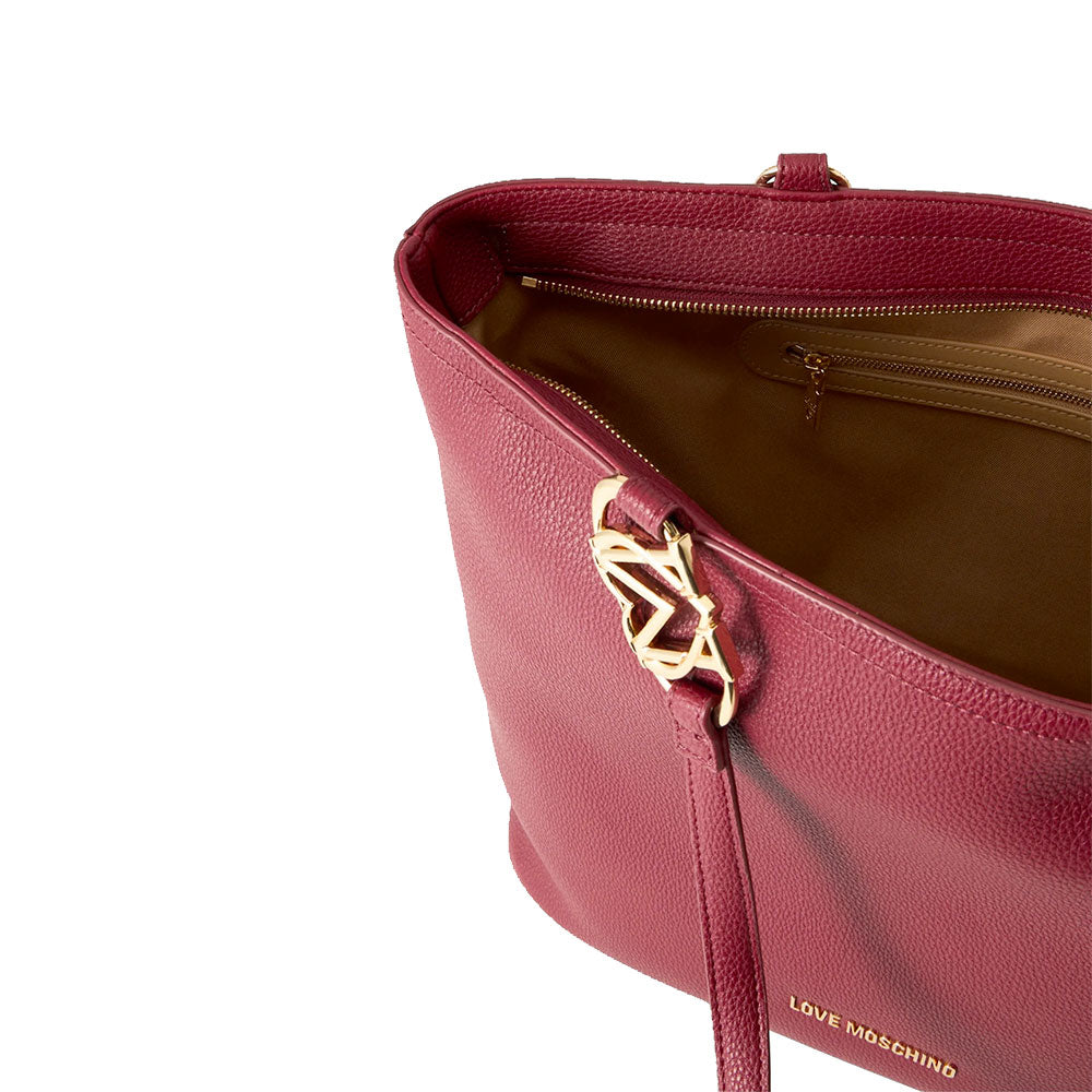 Shopping Bag Donna LOVE MOSCHINO linea Jewel color Vino