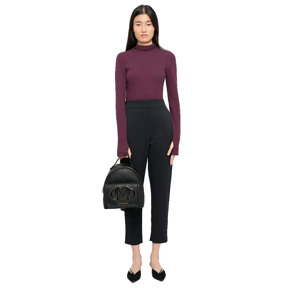 Zaino Donna LOVE MOSCHINO Nera con Maxi Logo