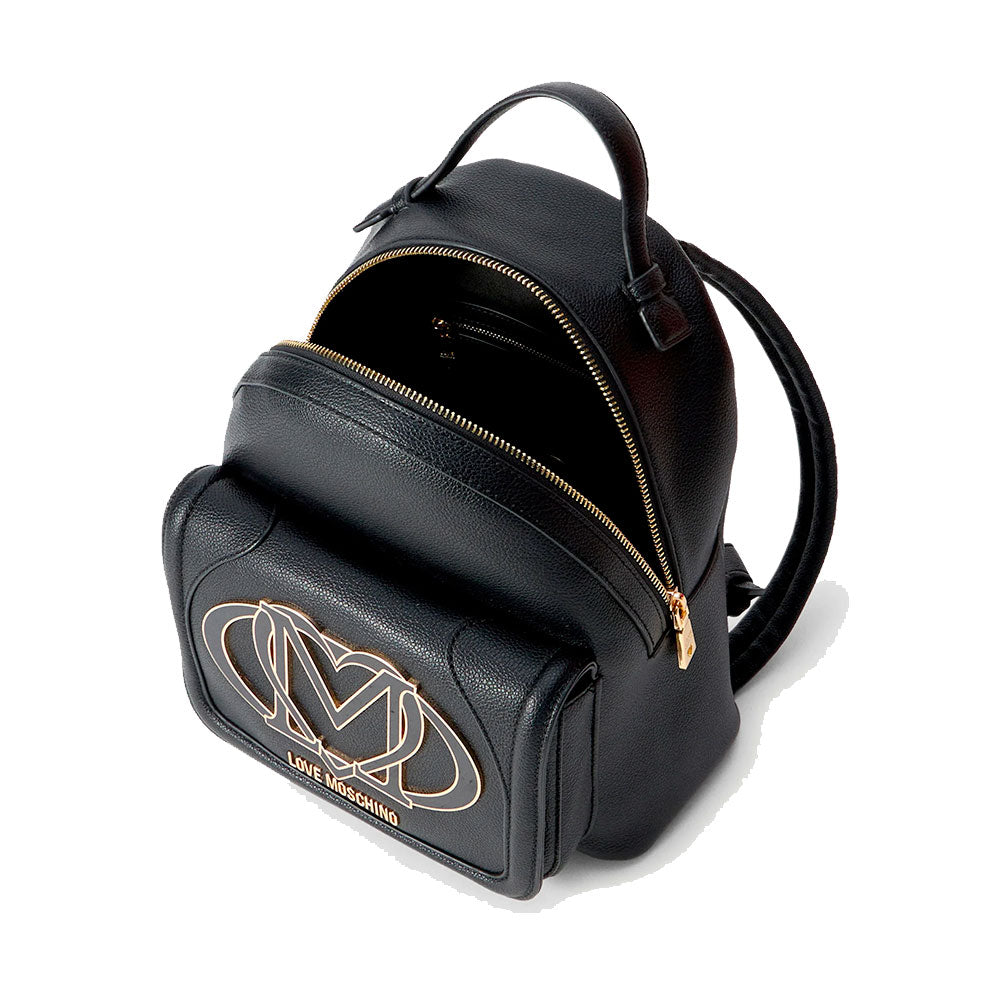 Zaino Donna LOVE MOSCHINO Nera con Maxi Logo