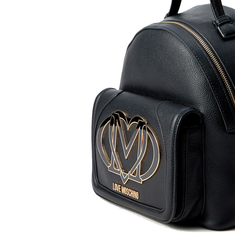 Zaino Donna LOVE MOSCHINO Nera con Maxi Logo