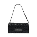 Pochette Donna LOVE MOSCHINO linea Quilted Nero con Logo Canna di Fucile