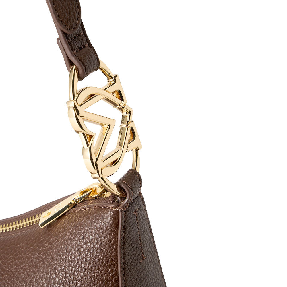 Hobo Bag Donna LOVE MOSCHINO linea Jewel Marrone