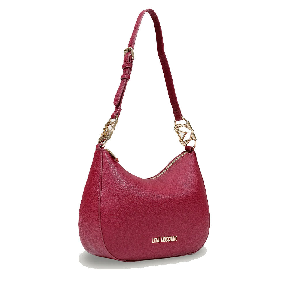 Hobo Bag Donna LOVE MOSCHINO linea Jewel Rosso Vino