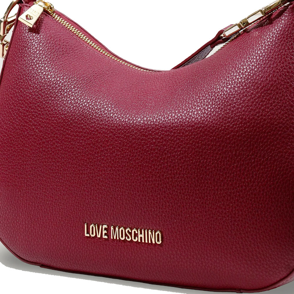 Hobo Bag Donna LOVE MOSCHINO linea Jewel Rosso Vino