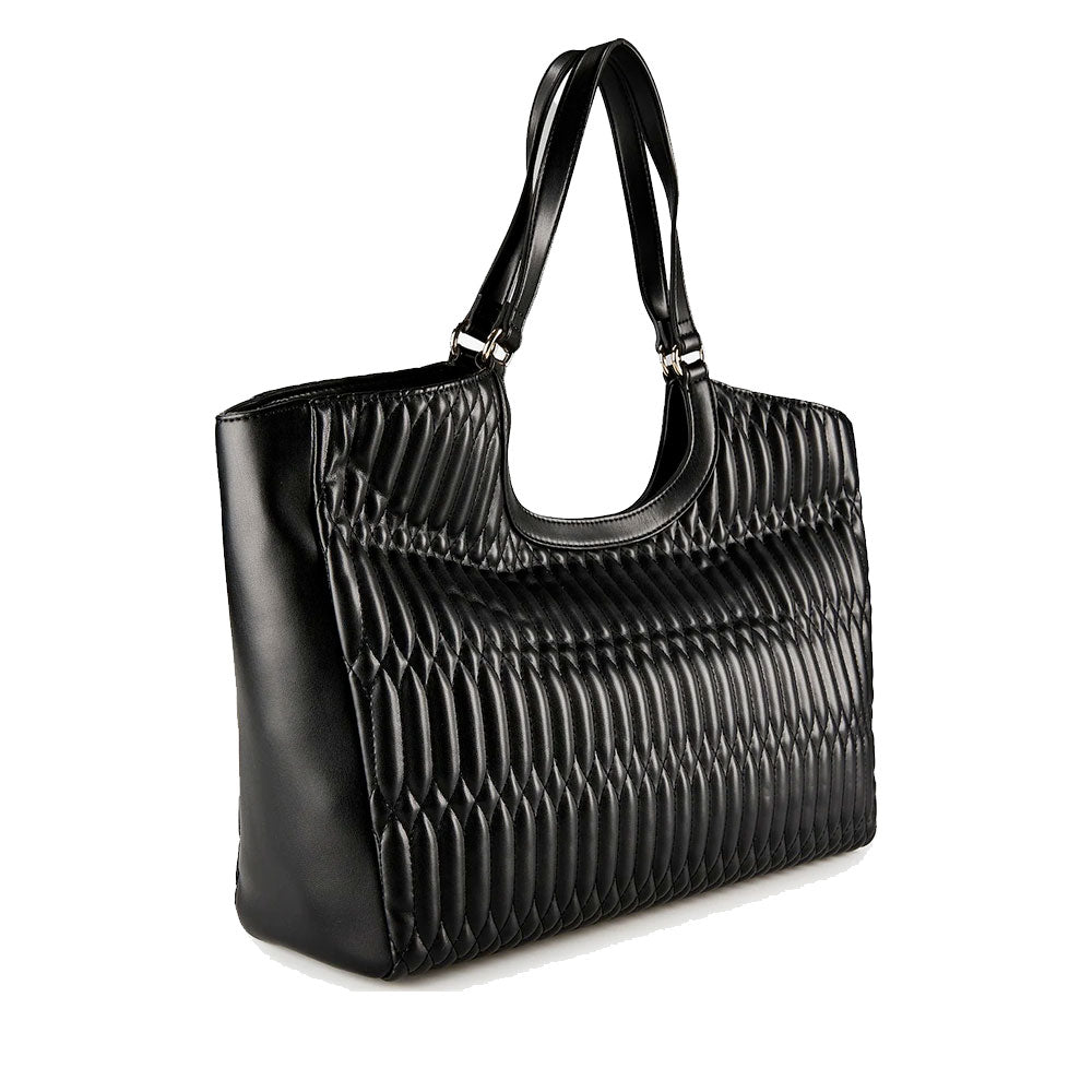 Shopping Bag Donna LOVE MOSCHINO linea Bubby Love in Ecopelle Nera