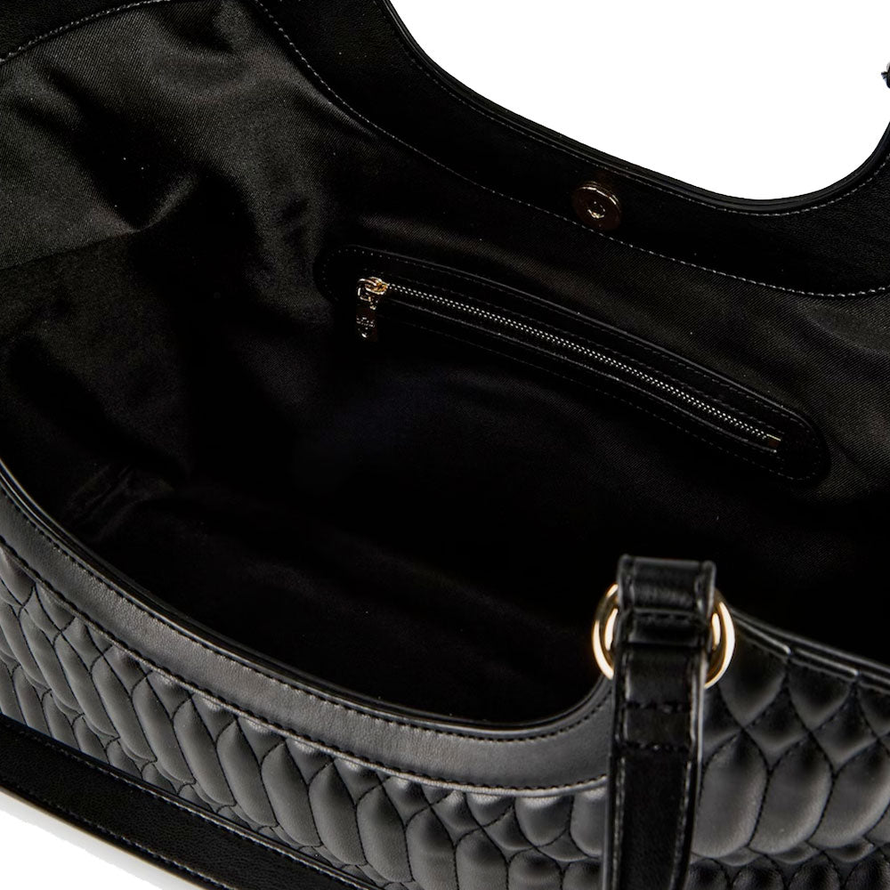 Shopping Bag Donna LOVE MOSCHINO linea Bubby Love in Ecopelle Nera