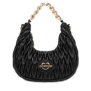 Hobo Bag Donna LOVE MOSCHINO Trapuntata Nera