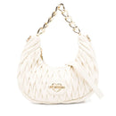 Hobo Bag Donna LOVE MOSCHINO Trapuntata Avorio