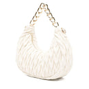 Hobo Bag Donna LOVE MOSCHINO Trapuntata Avorio