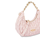 Hobo Bag Donna LOVE MOSCHINO Trapuntata Rosa Cipria