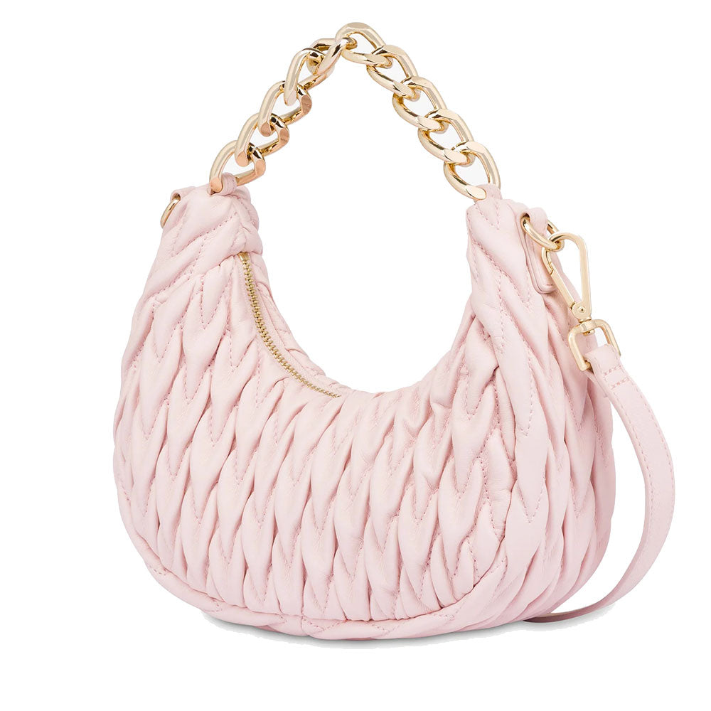 Hobo Bag Donna LOVE MOSCHINO Trapuntata Rosa Cipria