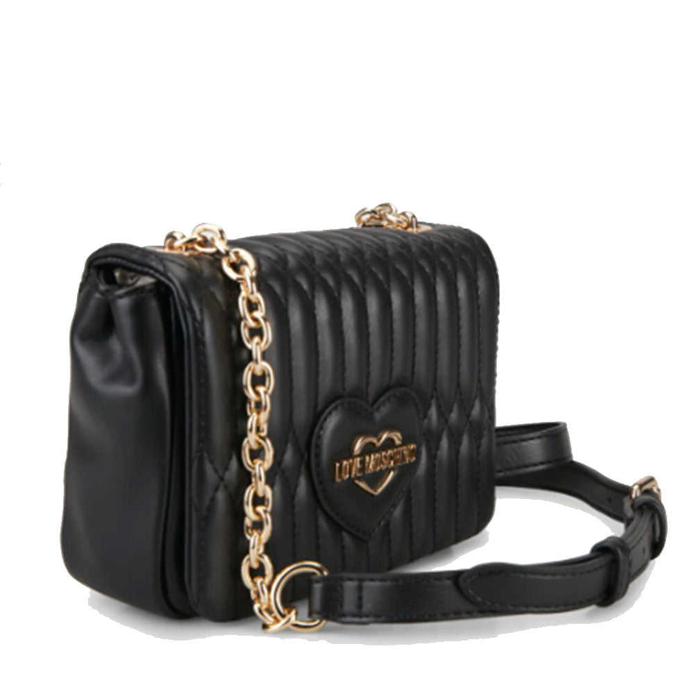 Borsa Donna a Tracolla LOVE MOSCHINO linea Bubby Love in Ecopelle Nera