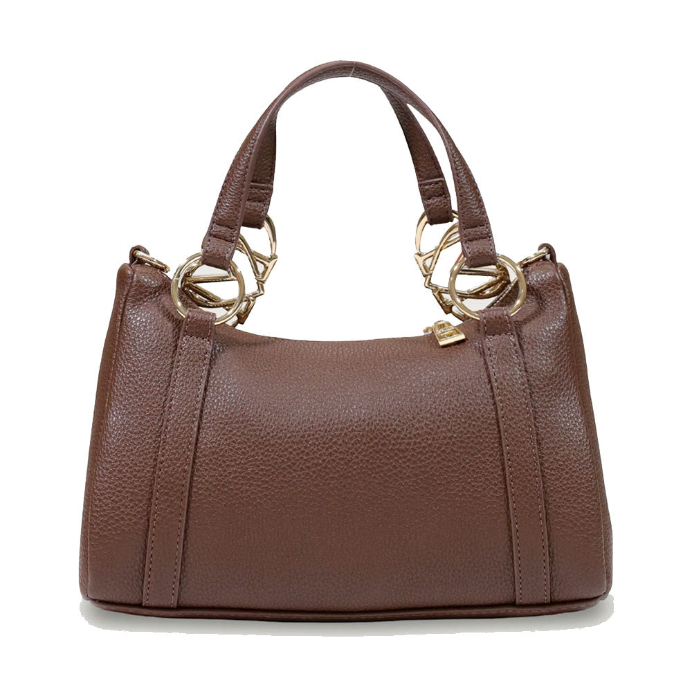 Borsa Donna a Mano LOVE MOSCHINO linea Jewel Marrone
