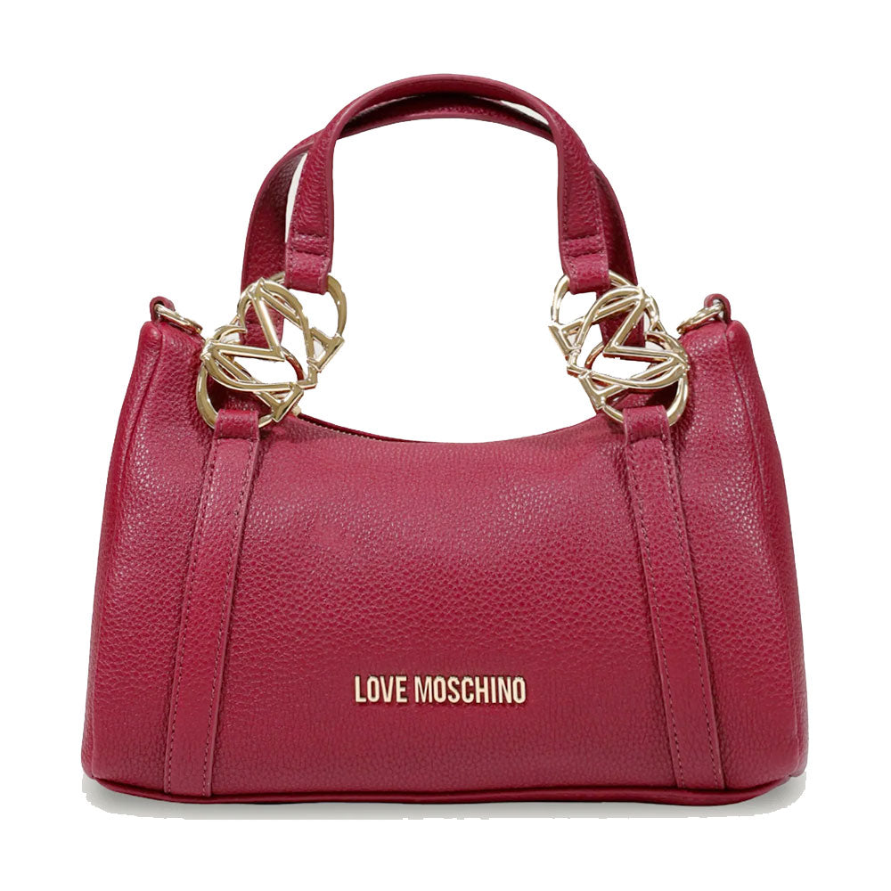 Borsa Donna a Mano LOVE MOSCHINO linea Jewel color Vino