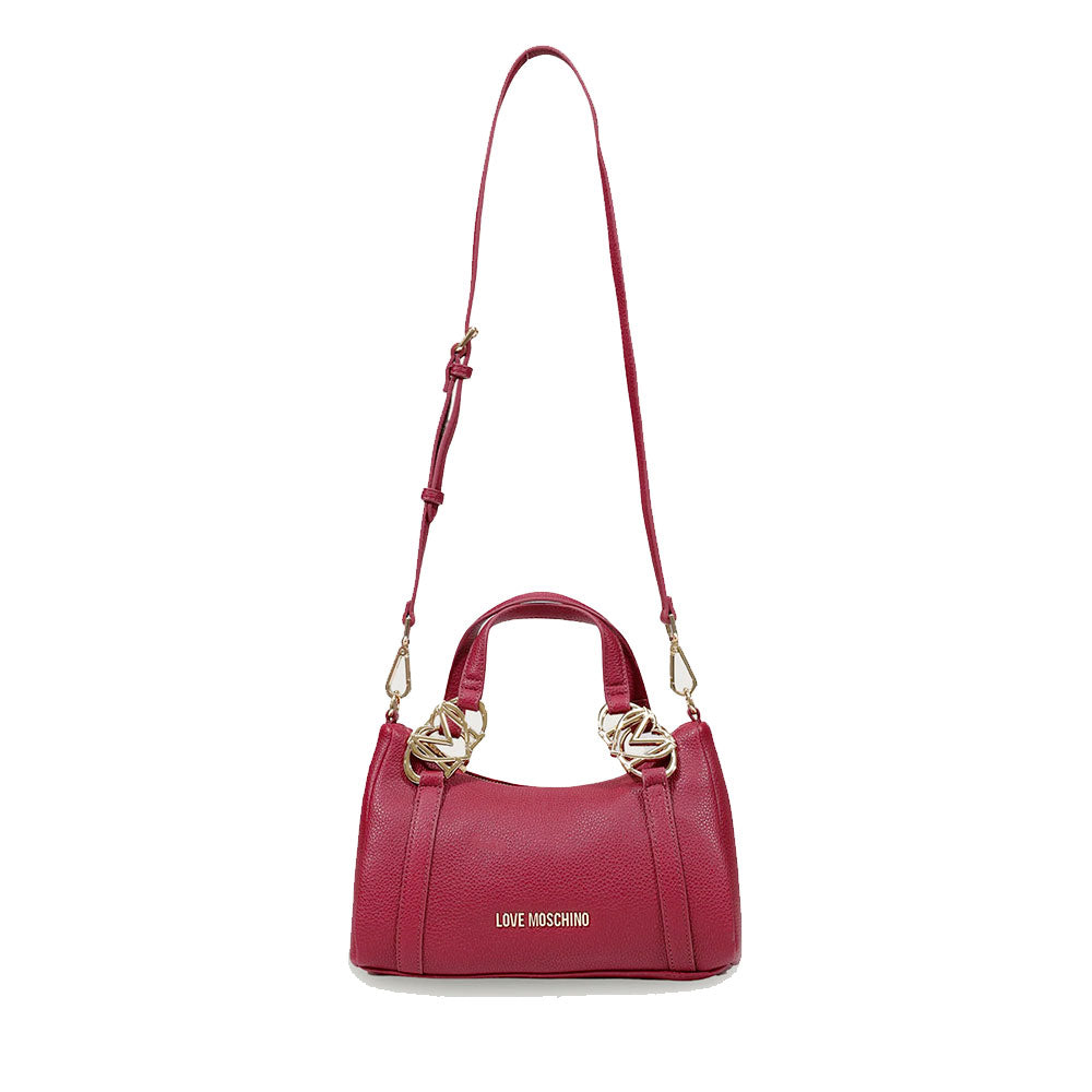 Borsa Donna a Mano LOVE MOSCHINO linea Jewel color Vino