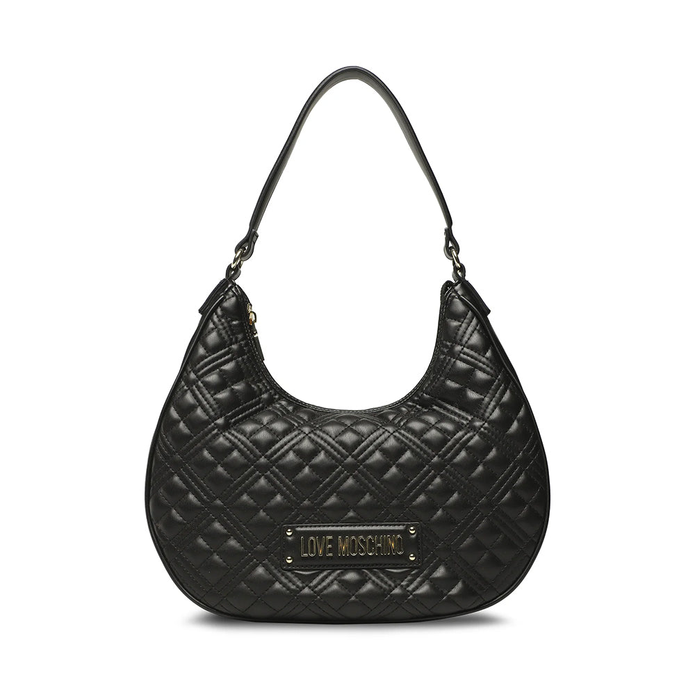 LOVE MOSCHINO QUILTED LINIE
Schwarzem Schultertasche Hobo-Bag 