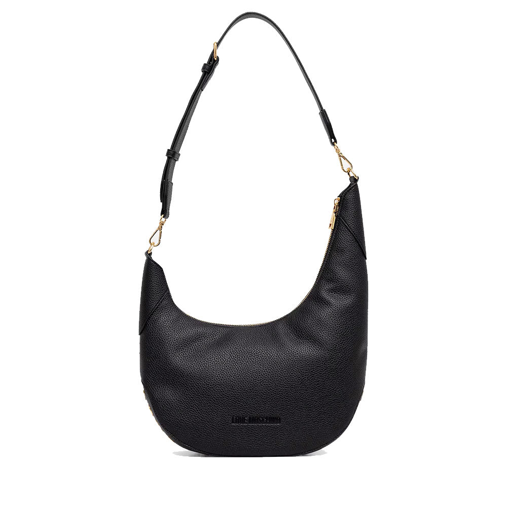 Borsa a Spalla Asimmetrica LOVE MOSCHINO linea Giant Logo Nero