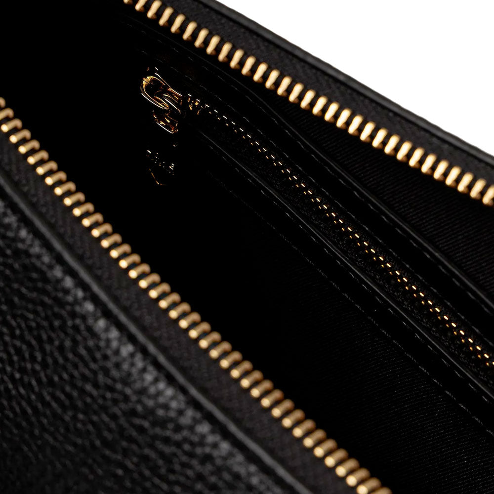 Asymmetrische Damen-Schultertasche LOVE MOSCHINO Modell Giant Logo in Schwarz
