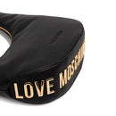 Asymmetrische Damen-Schultertasche LOVE MOSCHINO Modell Giant Logo in Schwarz