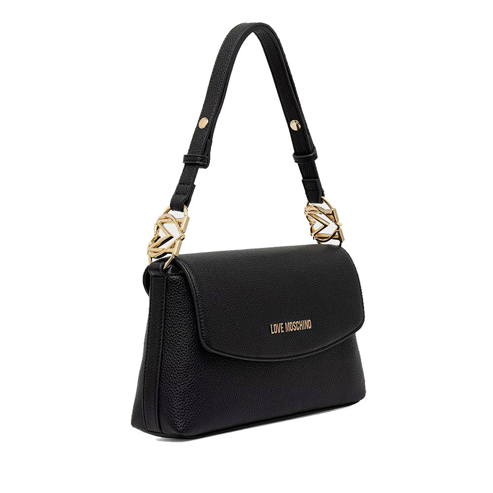 Borsa Donna a Spalla LOVE MOSCHINO linea Jewel Nero