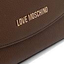 Borsa Donna a Spalla LOVE MOSCHINO linea Jewel Marrone