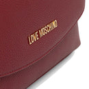 Borsa Donna a Spalla LOVE MOSCHINO linea Jewel Rosso Vino