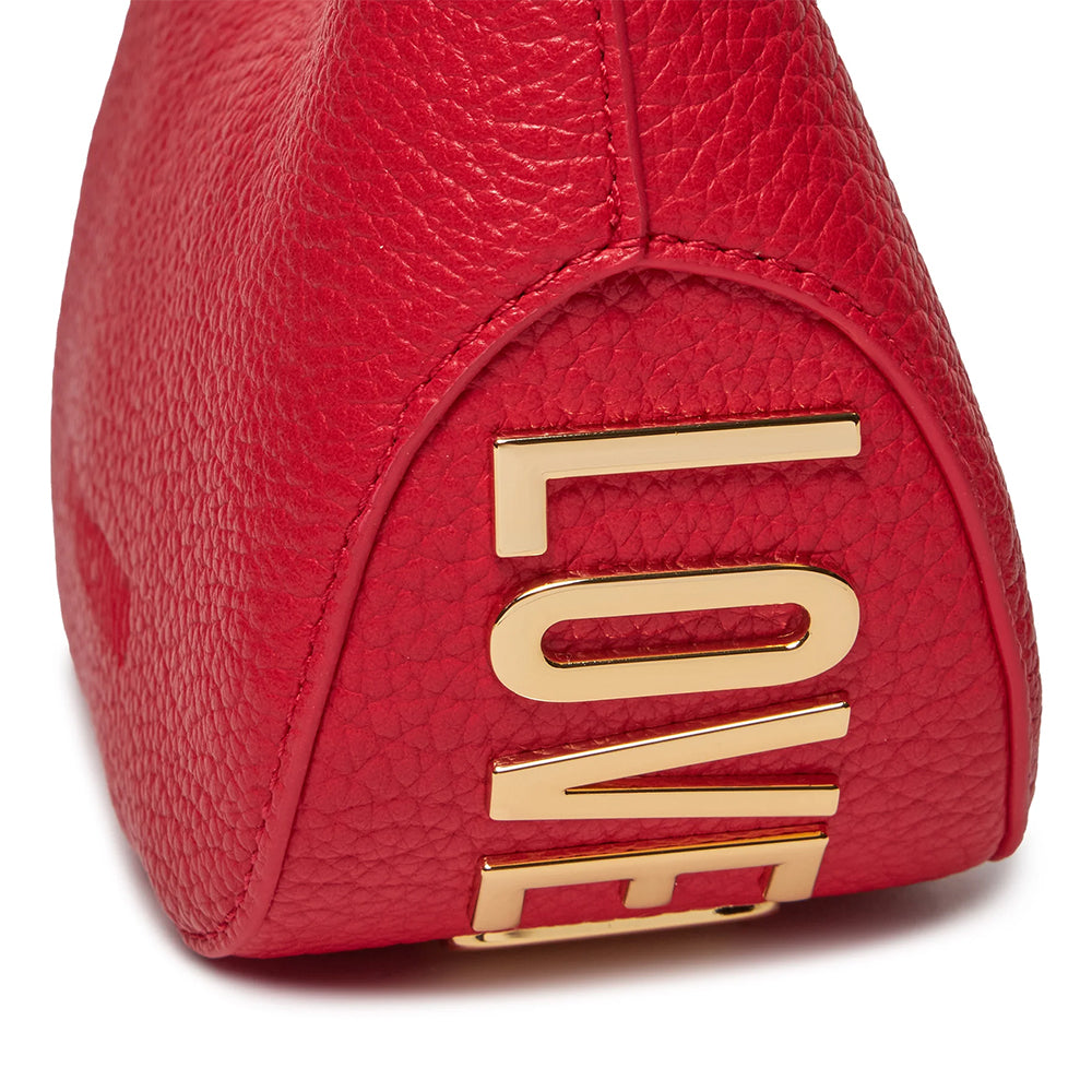 Hobo Bag Small LOVE MOSCHINO linea Giant Logo colore Rosso