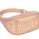 Hobo Bag Small LOVE MOSCHINO linea Giant Logo colore Rose Gold