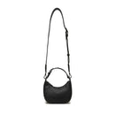 Kleine Hobo-Tasche LOVE MOSCHINO Giant Logo-Linie in Schwarz mit Gunmetal-Logo