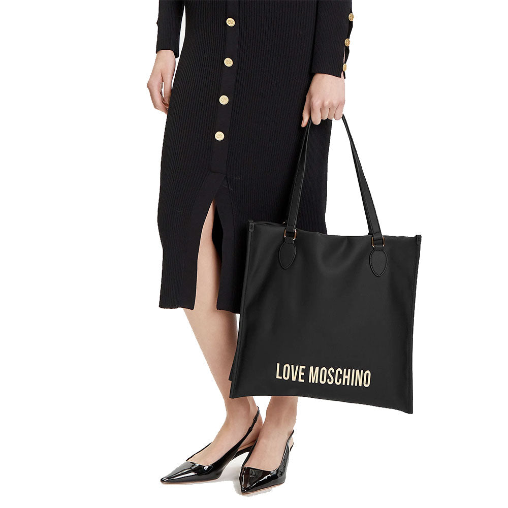 Shopping Bag Verticale LOVE MOSCHINO linea Bold Bag colore Nero