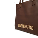 Shopping Bag Verticale LOVE MOSCHINO linea Bold Bag Marrone