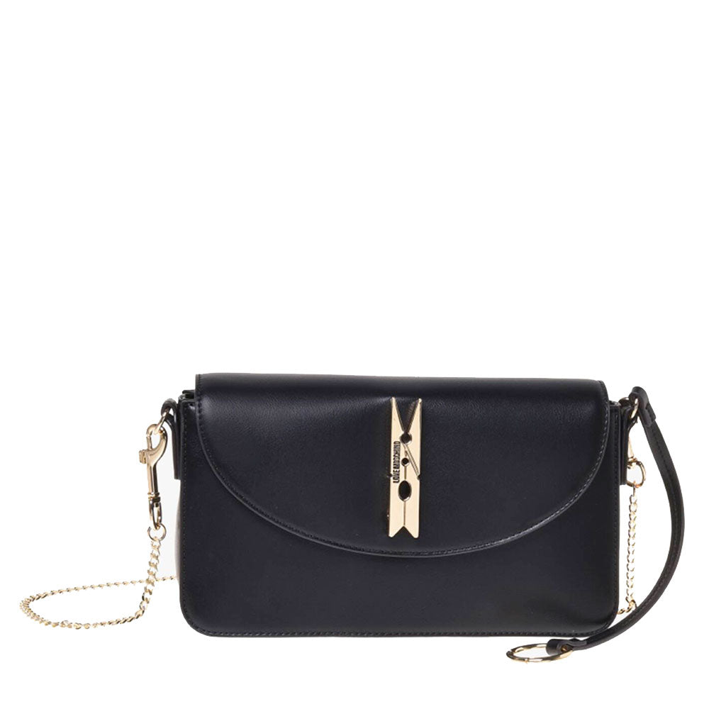 Borsa Donna a Tracolla LOVE MOSCHINO linea Pinned Love Nero