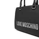 Borsa Donna a Mano LOVE MOSCHINO linea Bold Bag colore Nero e Nikel