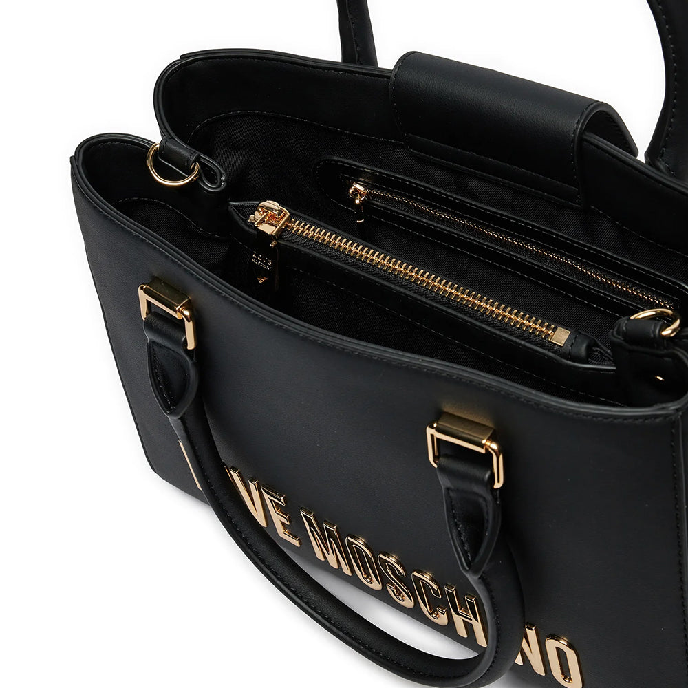 Borsa Donna a Mano LOVE MOSCHINO linea Bold Bag colore Nero