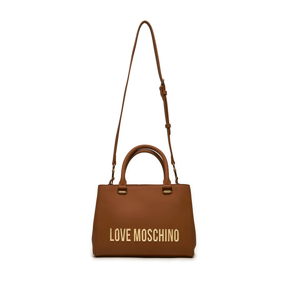 Damenhandtasche LOVE MOSCHINO Bold Bag-Linie in der Farbe Walnuss