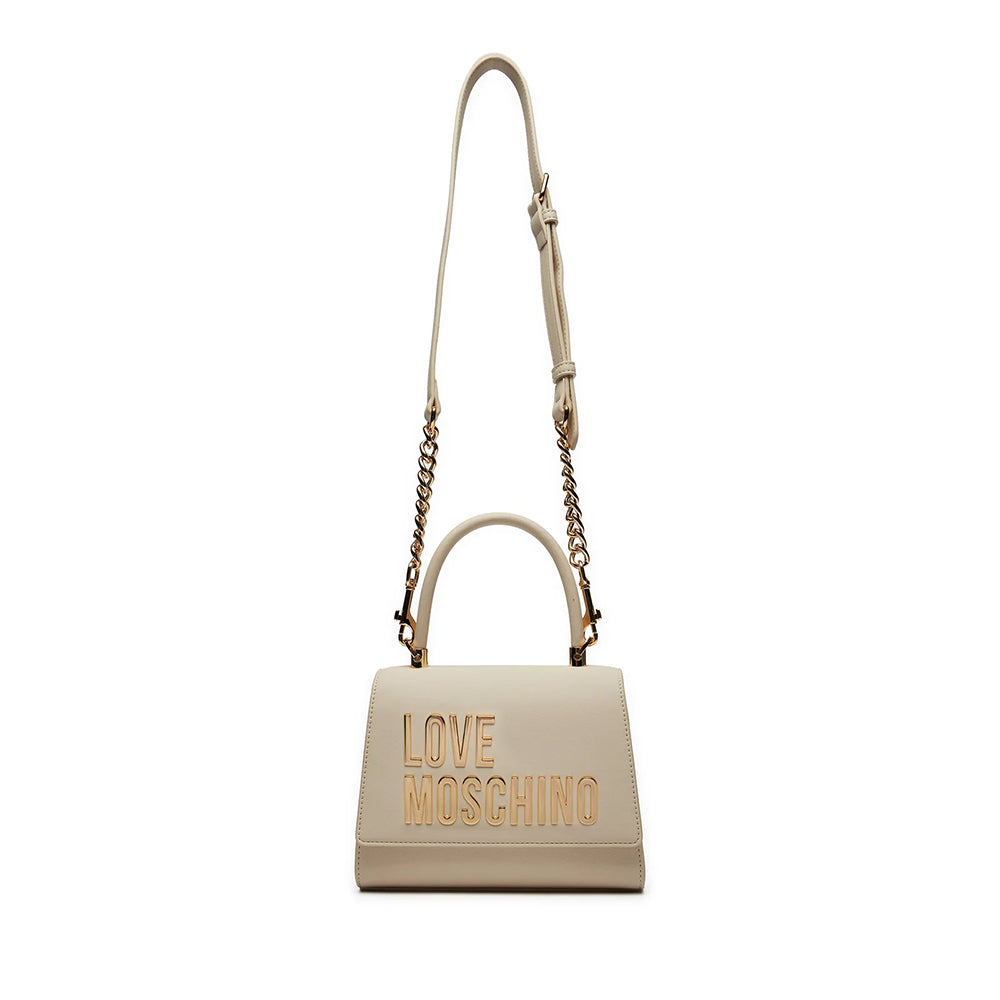 Borsa Donna a Mano Small LOVE MOSCHINO linea Bold Bag Avorio