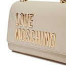 Borsa Donna a Mano Small LOVE MOSCHINO linea Bold Bag Avorio