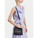 Borsa Donna a Mano Small LOVE MOSCHINO linea Bold Bag colore Nero e Nikel