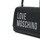 Borsa Donna a Mano Small LOVE MOSCHINO linea Bold Bag colore Nero e Nikel