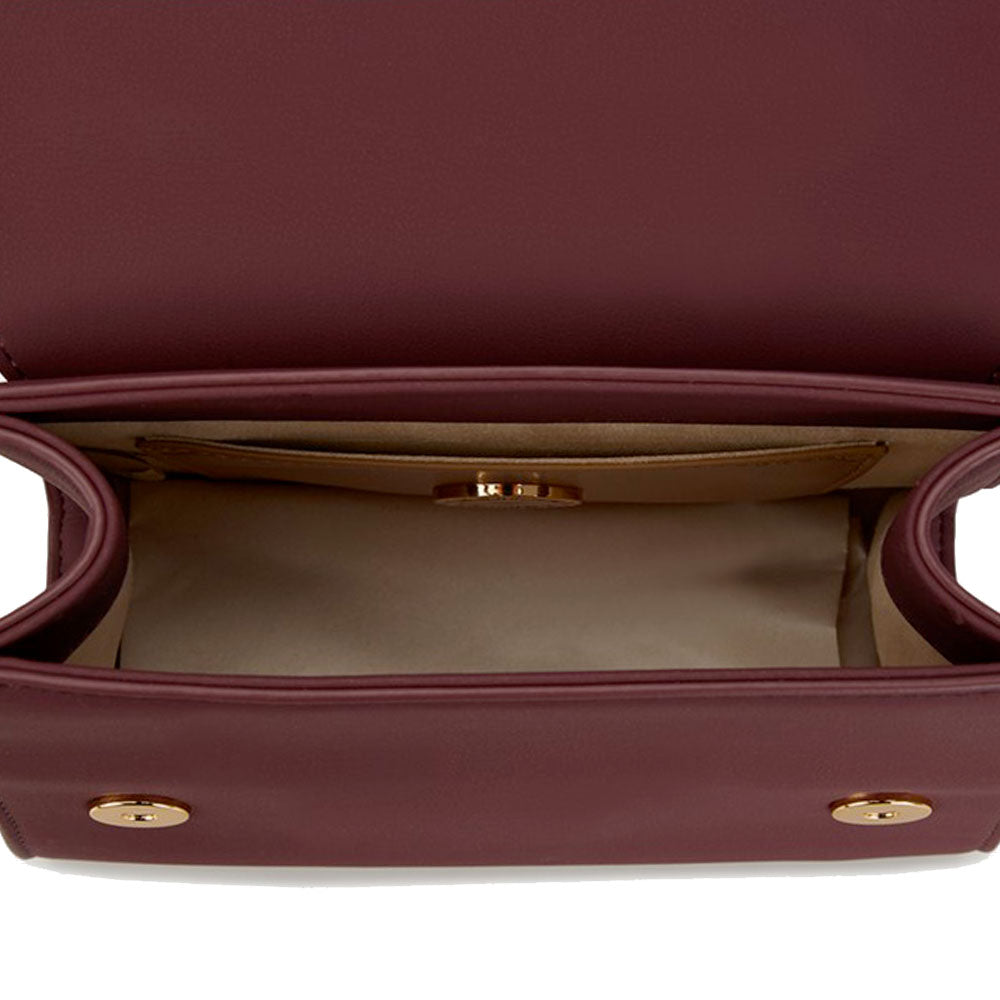 Borsa Donna a Mano Small LOVE MOSCHINO linea Bold Bag color Vino