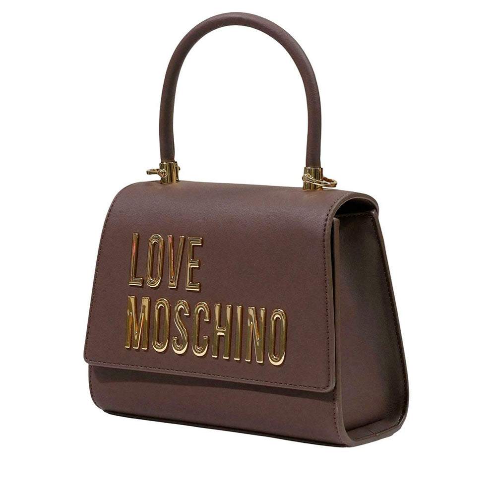Borsa Donna a Mano Small LOVE MOSCHINO linea Bold Bag Marrone