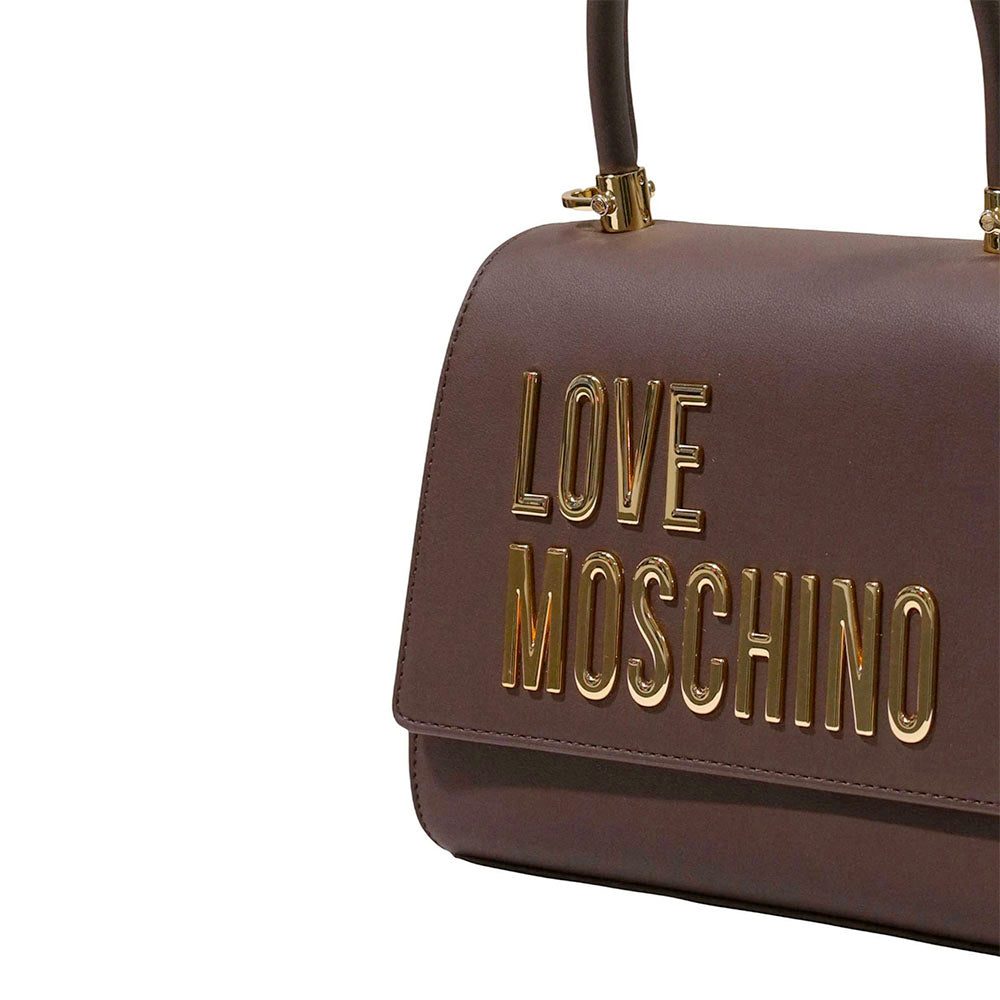 Borsa Donna a Mano Small LOVE MOSCHINO linea Bold Bag Marrone
