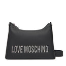 Hobo Bag Donna LOVE MOSCHINO linea Bold Bag colore Nero e Nikel